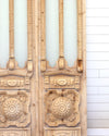 THE SALLES FRENCH PAIR WITH GLASS