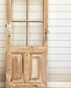 19TH CENTURY SINGLE DOOR WITH GLASS