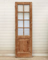 19TH CENTURY SINGLE DOOR WITH GLASS