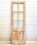 19TH CENTURY SINGLE DOOR WITH GLASS