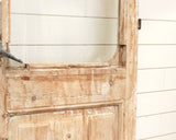 19TH CENTURY SINGLE DOOR WITH GLASS