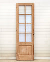 19TH CENTURY SINGLE DOOR WITH GLASS