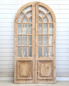 THE TRIDENT ARCHED GLASS DOOR PAIR
