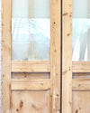 THE SALLES FRENCH PAIR WITH GLASS