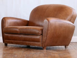 THE VIOLET LEATHER LOVE SEAT
