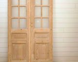 THE LAUGHLIN FRENCH PAIR WITH GLASS