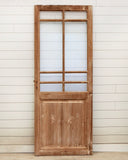 19TH CENTURY SINGLE DOOR WITH GLASS
