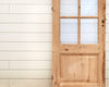 19TH CENTURY SINGLE DOOR WITH GLASS