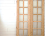 THE LAUGHLIN FRENCH PAIR WITH GLASS