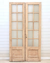 19TH CENTURY FRENCH PAIR WITH GLASS