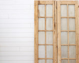 JUST ADDED - 19TH CENTURY FRENCH PAIR WITH GLASS