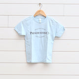 Youth Preservation Company Logo T-Shirt in Soft Blue