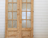JUST ADDED - 19TH CENTURY FRENCH PAIR WITH GLASS
