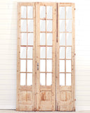 19TH CENTURY MIRRORED TRI-SET