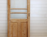 JUST ADDED - 19TH CENTURY SINGLE DOOR WITH GLASS