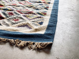 Handwoven Egyptian Wool Rug; 6' x 5'