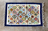 Handwoven Egyptian Wool Rug; 7' x 4'