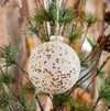 Round Ornament with Gold Stars
