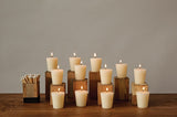Unscented Votive Candle Set of 12