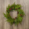 Natural Pine Cone and Berry Wreath